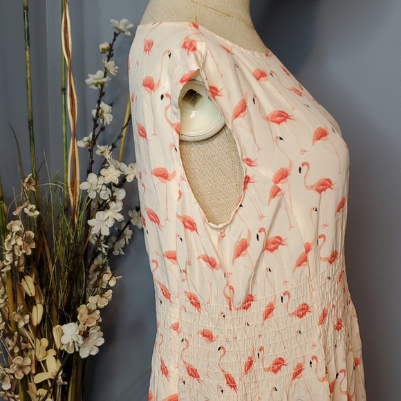 Kate Spade Flamingo Dress with pockets Size 2 - Picture 13 of 16